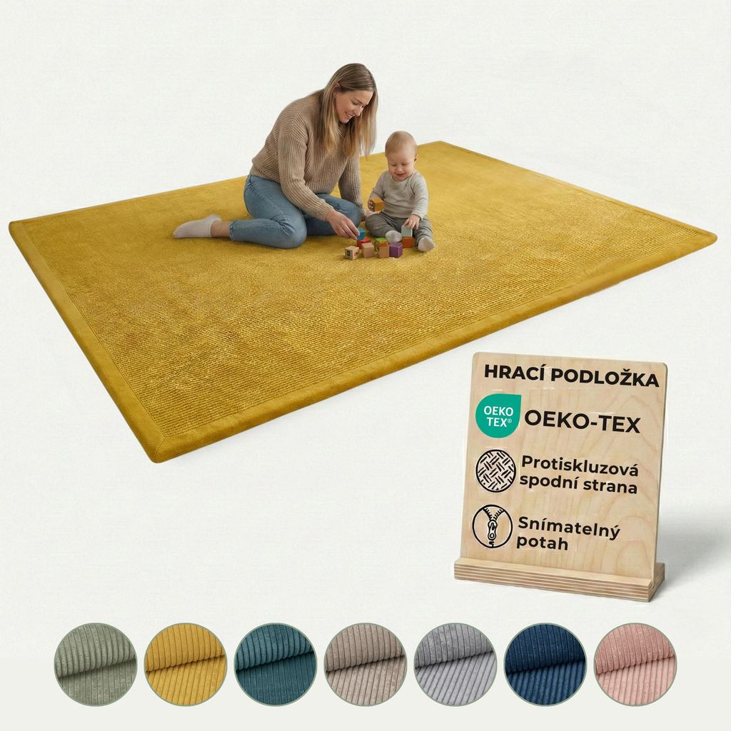 Pillows24 - Dětská podložka na plazení 150x200 cm | 3 cm Obrázek produktu 
