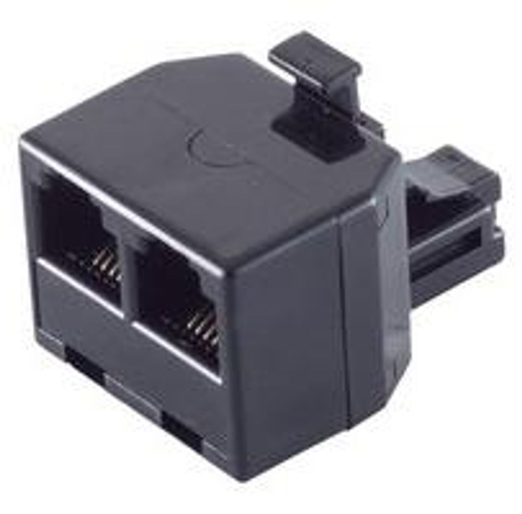 S/CONN maximum connectivity 71230-, RJ11, 2 x RJ11, Schwarz Produktbild 