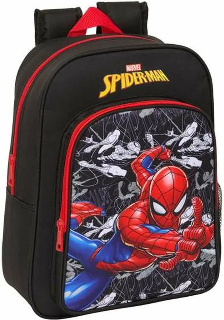 Zaino Marvel Spider-Man 26x34x11 cm - Nero e Rosso Urban Edition