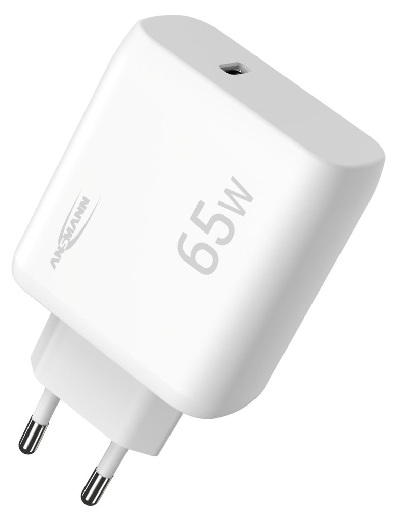 ANSMANN USB C Schnellladegerät PD 65W Universell iPhone Produktbild 