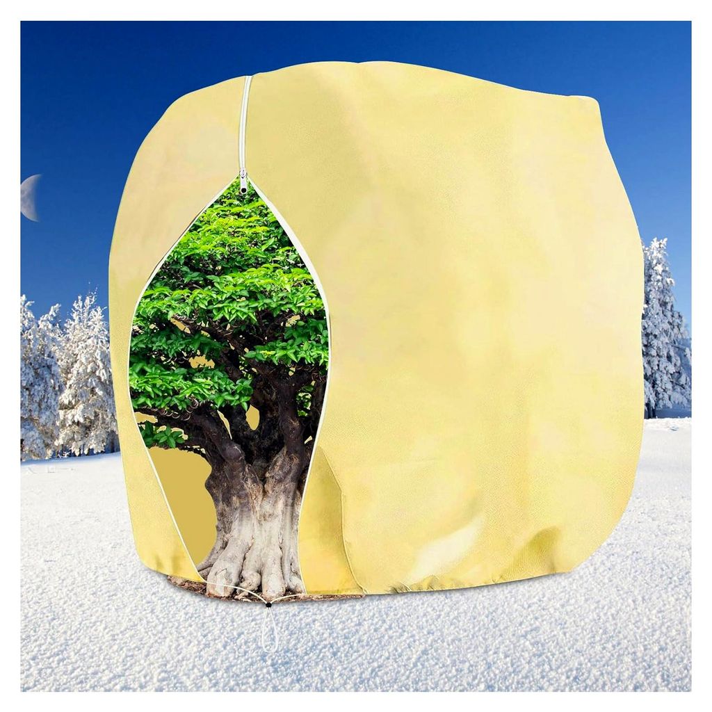 Winterschutz für Pflanzen, 250x360cm Pflanzenschutz im Winter, Überwinterungszelt für Pflanzen, Frostschutz für Kübelpflanzen, Wintervlies fü...