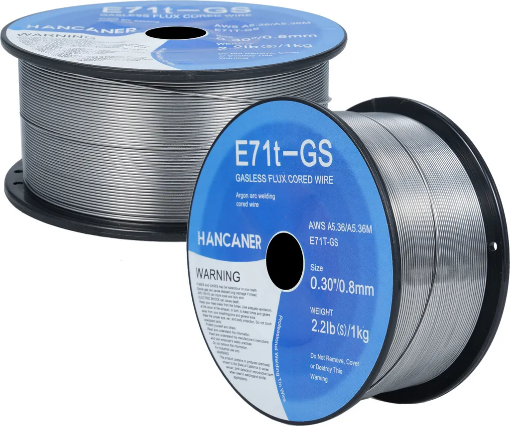 Fil fourré 0,8 mm pour le micro-soudage et brasage sans bouteille de gaz