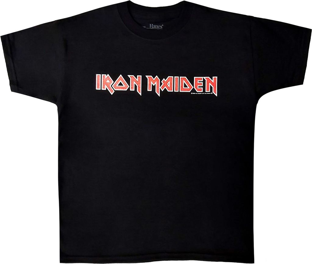 Iron Maiden - T-Shirt für Kinder RO917 (128) (Schwarz)