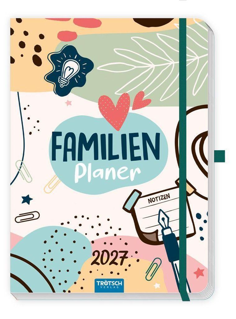 TRÖTSCH - Wochenbuch Familienplaner 2027 Produktbild 