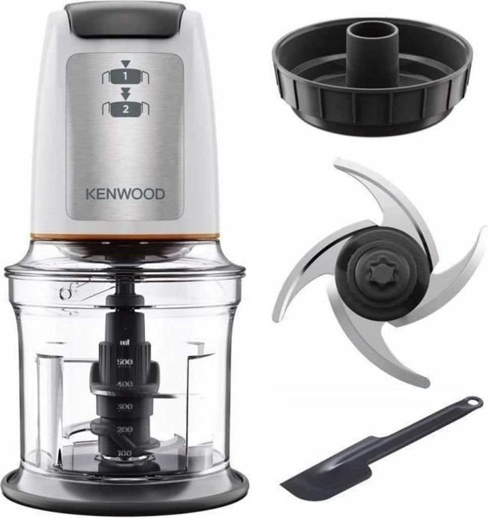Mini-hachoir Kenwood Easy Chop, 500 W, 0,8 L, 4 lames acier Image du produit 