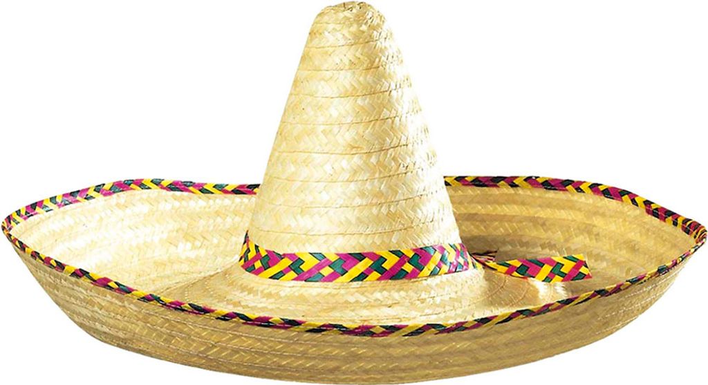 Maxi Sombrero 65 cm mit Dekorationen Produktbild 