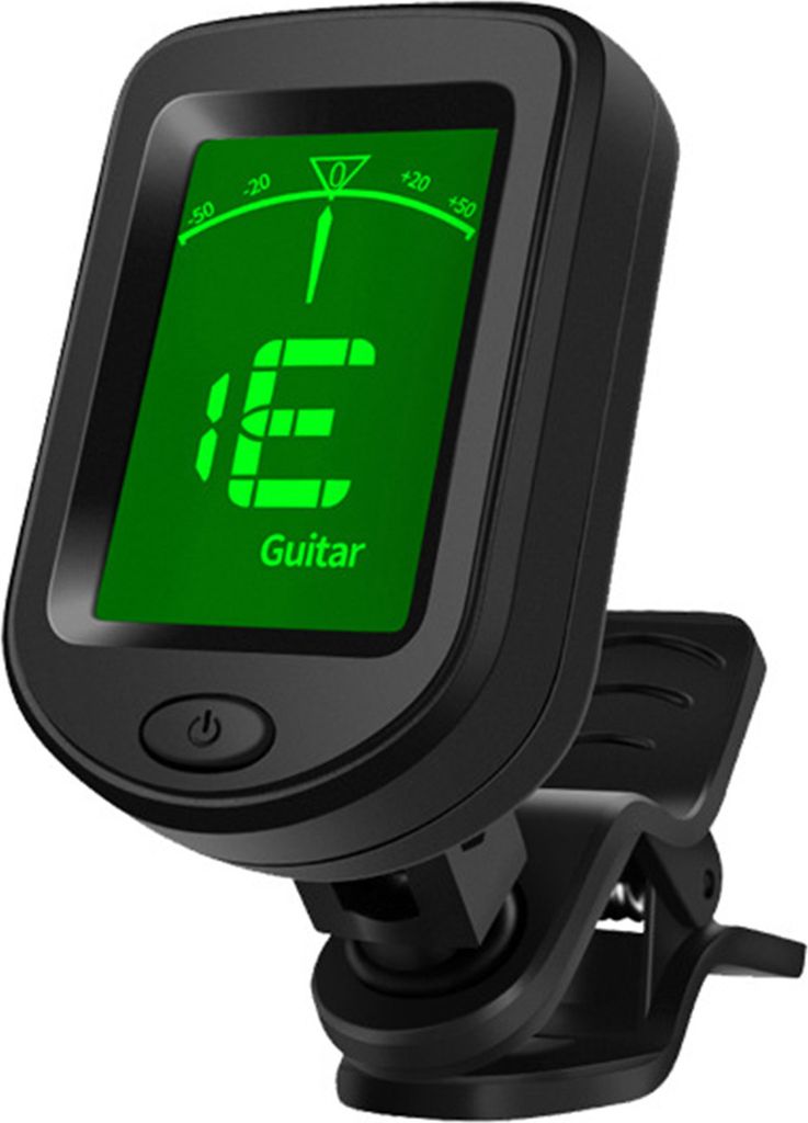 Digitaler Gitarrentuner, Clip-On-Ukulelentuner, A0-C8-Stimmbereich, LCD-Display, batteriebetriebener Tuner, fuer Gitarre, Bass, Ukulele, Violine, B...