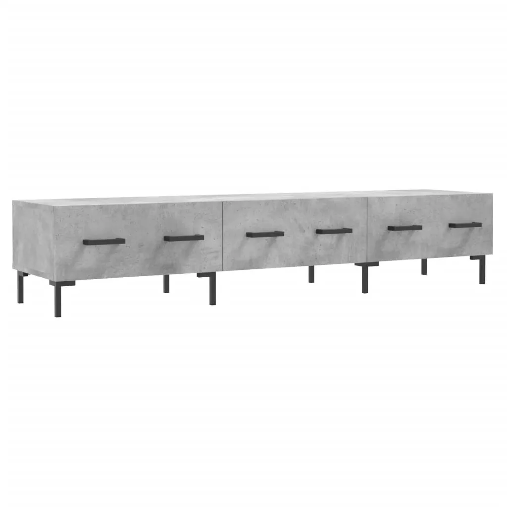 SYFAX™ Mobile Porta TV Grigio Cemento 150x36x30 cm | Design Industrial