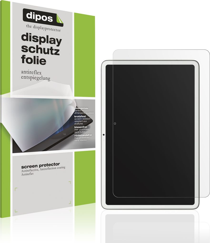 2x Schutzfolie für Google Pixel Tablet 11 Zoll matt Displayschutzfolie Folie Display Schutz dipos