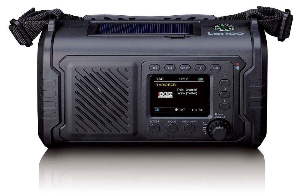 Lenco PDR-055BK - Notfallradio mit DAB+/FM, ASA und Produktbild 