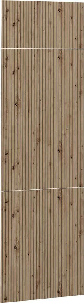 Façade de Meuble Cuisine en Chêne Artisan 59.6x196cm Style Scandinave