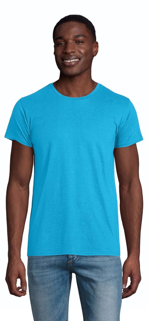 SOLS - "Pioneer" T-Shirt für Herren LT2037 (S) (Aquablau)