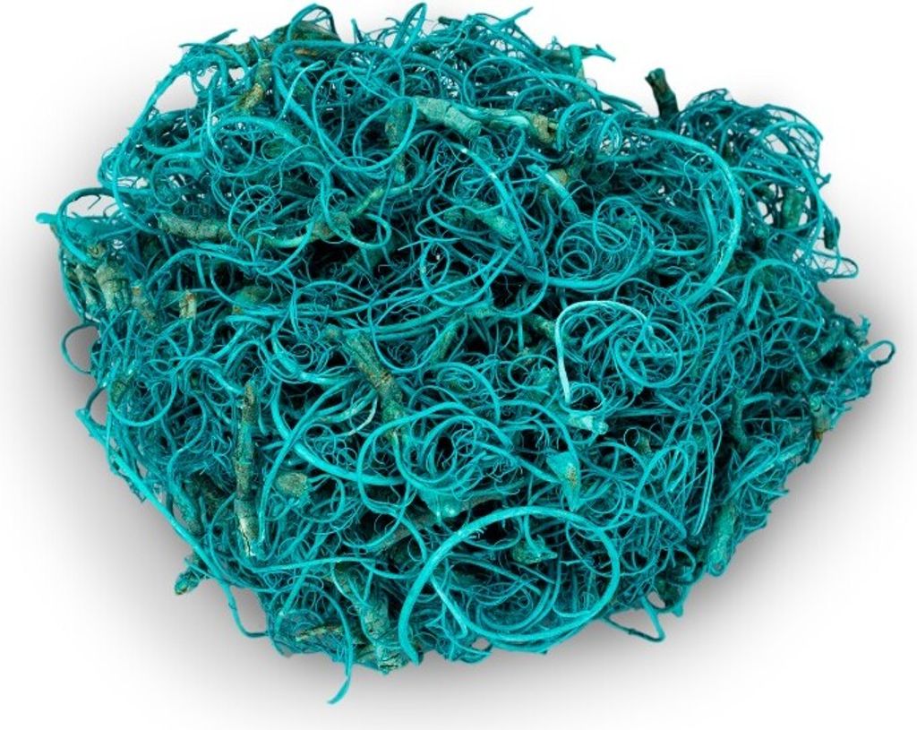 Curly Moos aquamarin 500g