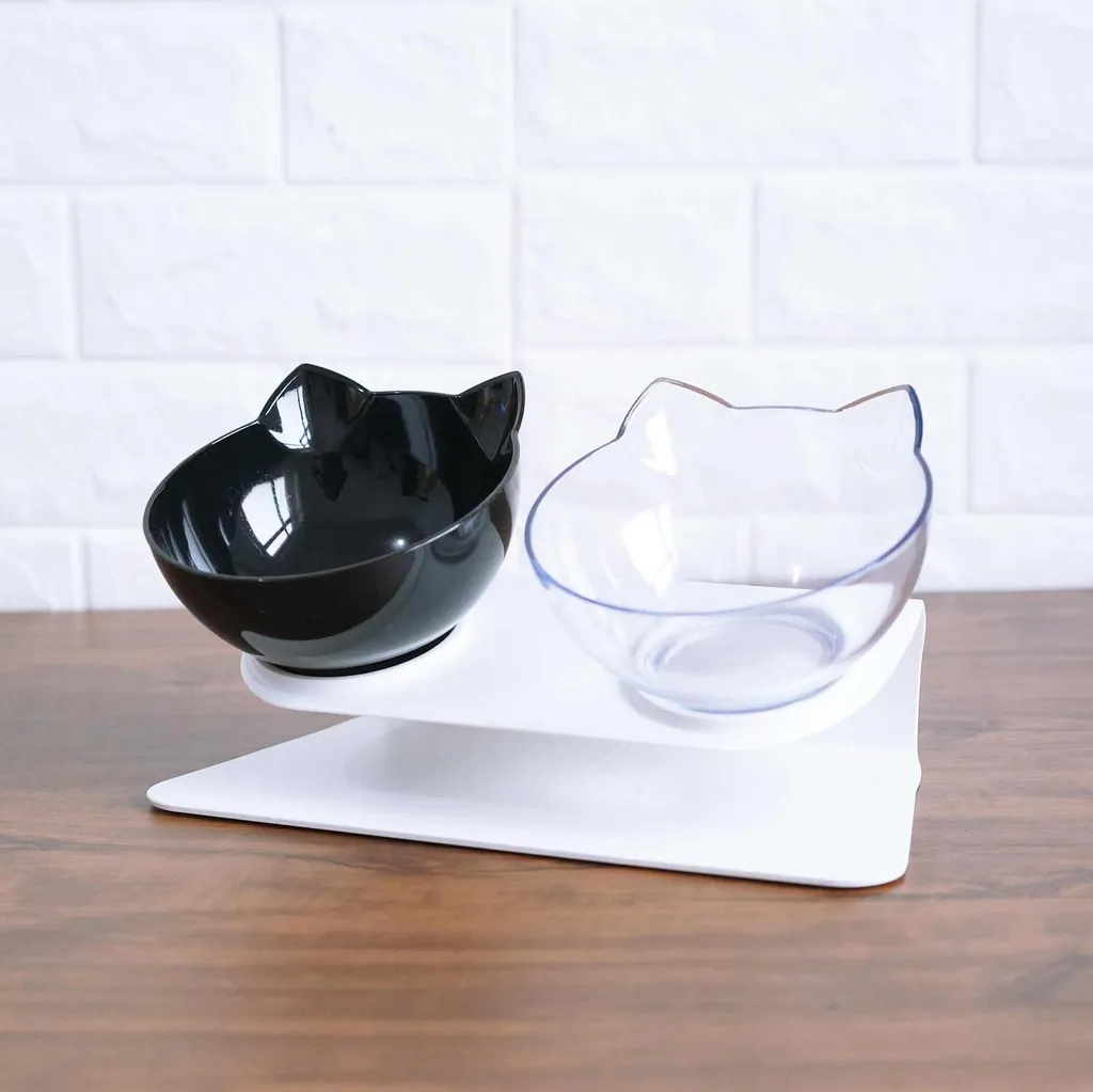 Gamelles ergonomiques chat contre douleurs de cou et reflux acide - 2