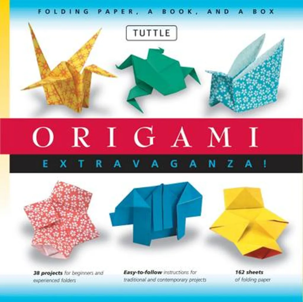 Origami Extravaganza! Kit de Pliage avec Livre et Boîte de Rangement