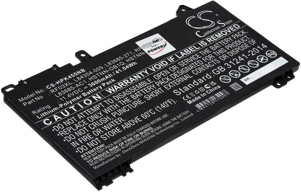Batterie HP ProBook 455 G7 Longue Durée - Cellules Premium Polymère
