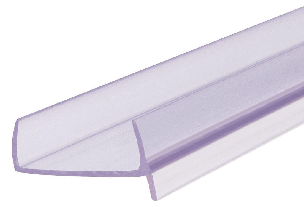 STEIGNER Küchenleiste Abdichtungsprofil für Küchensockel 18mm / 19mm, 1,5m Dichtprofil Transparent