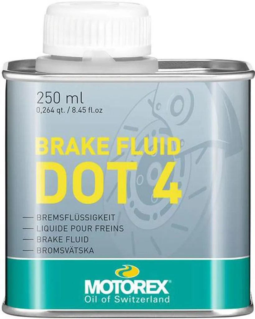 Liquide de frein MOTOREX Brake Fluid 250ml avec point d'ébullition élevé
