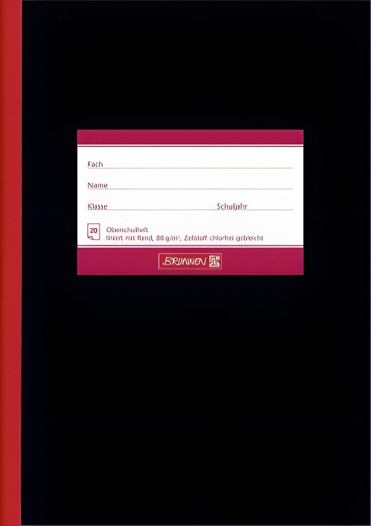 BRUNNEN Schulheft Oberschule Lineatur 9 liniert DIN A5 Produktbild 
