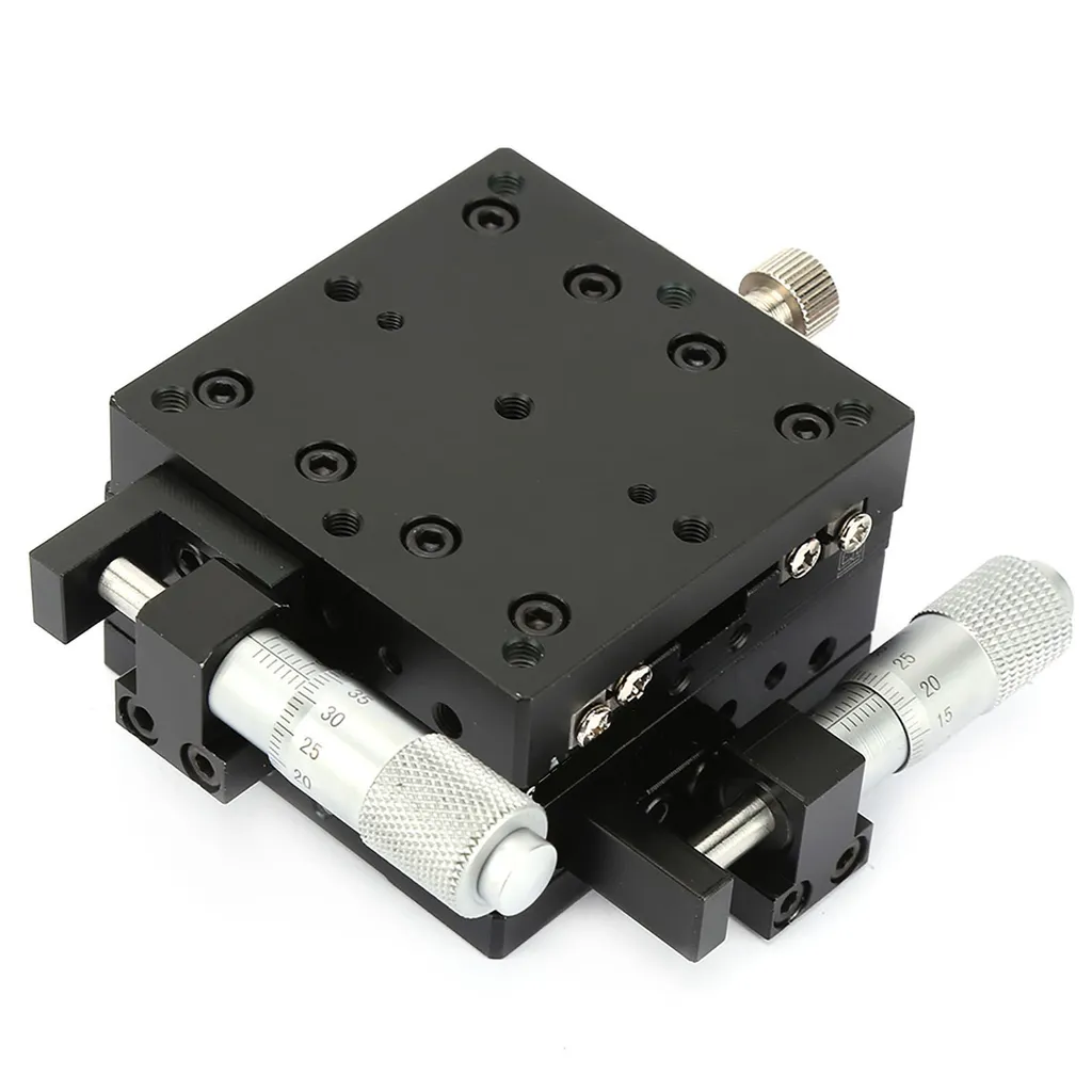 Plate-forme de découpe et platine linéaire XY pour microscope et laser