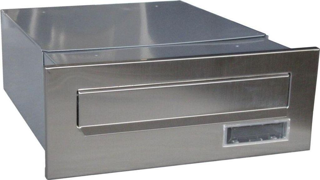 briefkasten zum Einmauern in einen Pfosten 320-540x250x110mm SE+Edelstahl