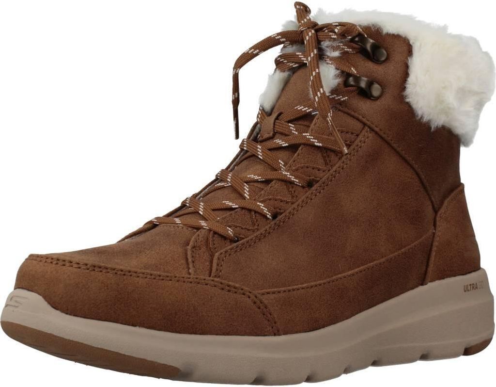 Skechers Boots GLACIAL ULTRA, Glattleder, Braun, Damen Produktbild 