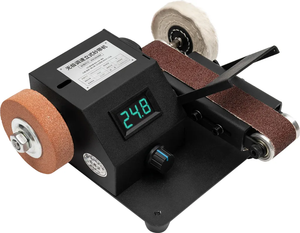 Ponceuse à bande compacte 350W : finissez vos recoins difficiles Noir
