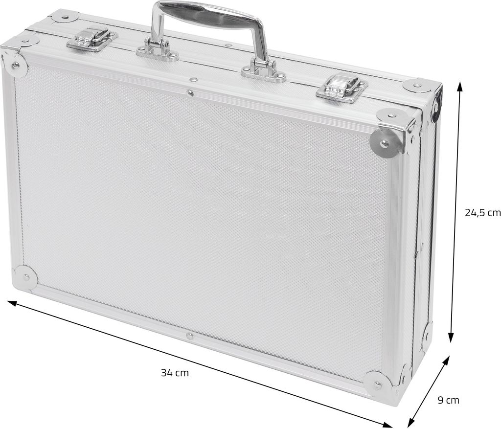 ECD Germany Malset mit Alu-Koffer, 145-Teilig, 34x24,5x9 Produktbild 7