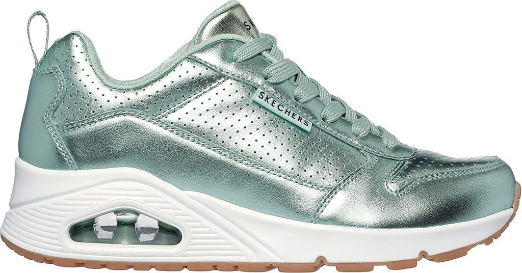 Skechers Uno Metallixs Grün SAGE Größe EU 39 Produktbild 