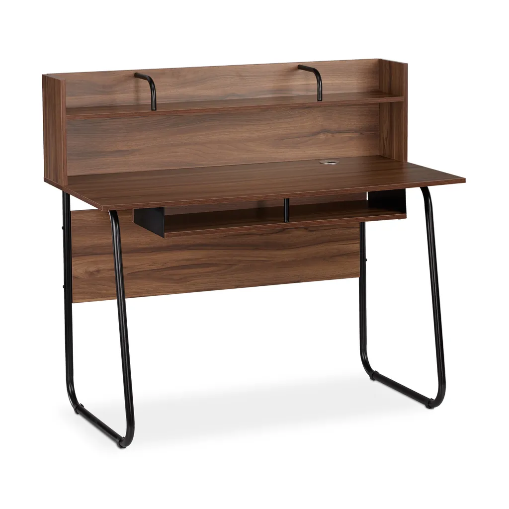 Bureau Gain de Place avec Rangements Ouverts - Idéal Studio et Chambre - 9