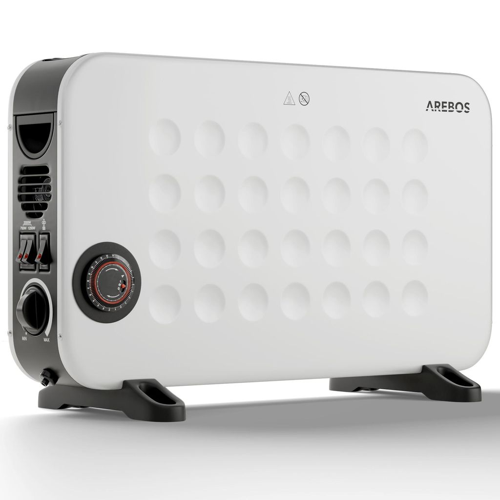 AREBOS konvektor 2000W | 3 úrovne | termostat | časovač | Obrázok produktu 