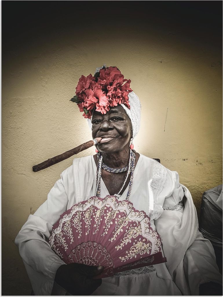 ARTland Wandbild Alu für Innen & Outdoor Havanna Größe: 30x40 cm