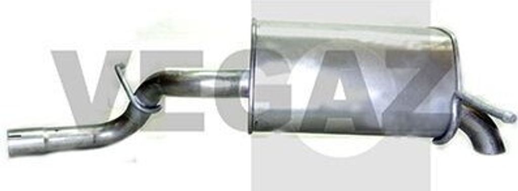 VEGAZ PGS-401 Endschalldämpfer passend für PEUGEOT 407 SW (6E) Auspuff