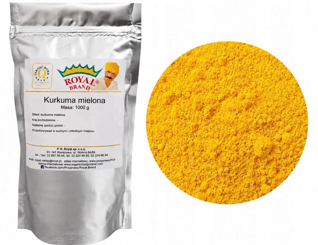 Gemahlene Kurkuma 1Kg Natürlich ohne Chemikalien
