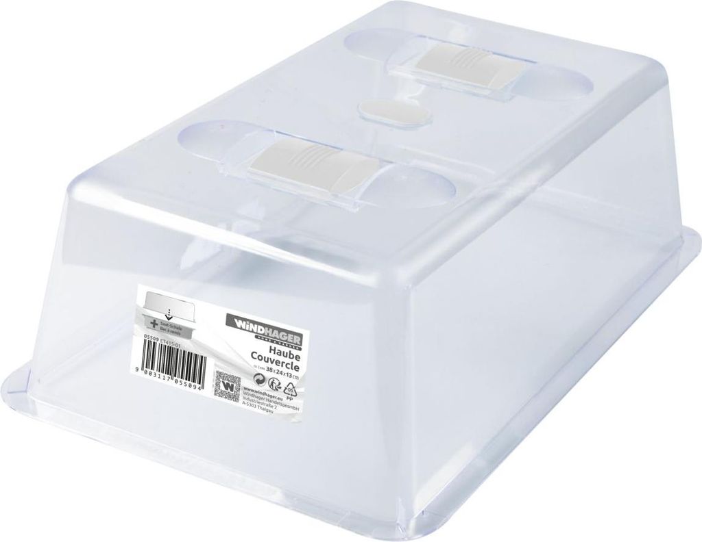 Windhager Haube für Aussaatschale 24 x 38 x 13 cm, Produktbild 