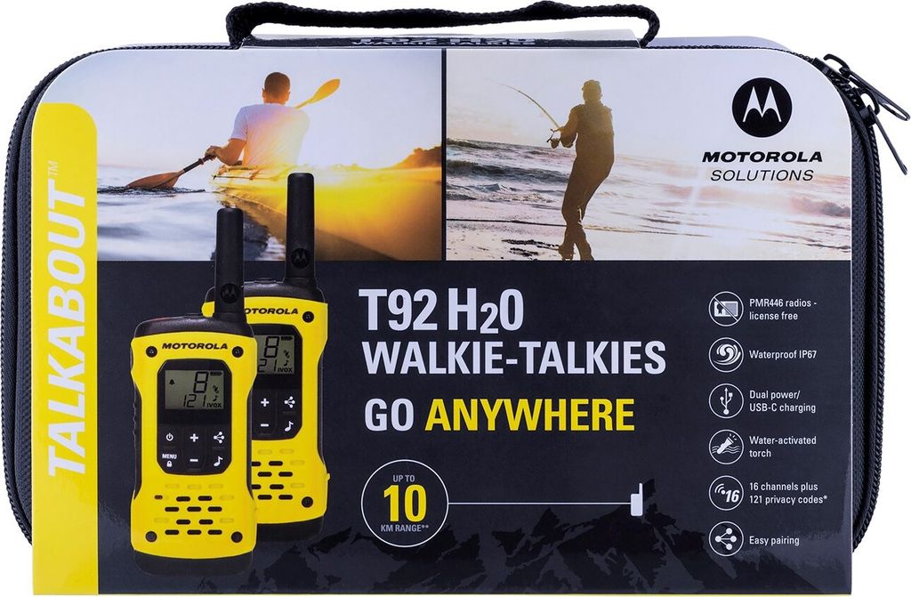 Walkie-Talkie Motorola T92H2O (2 Pcs) Gelb Schwarz Produktbild 33