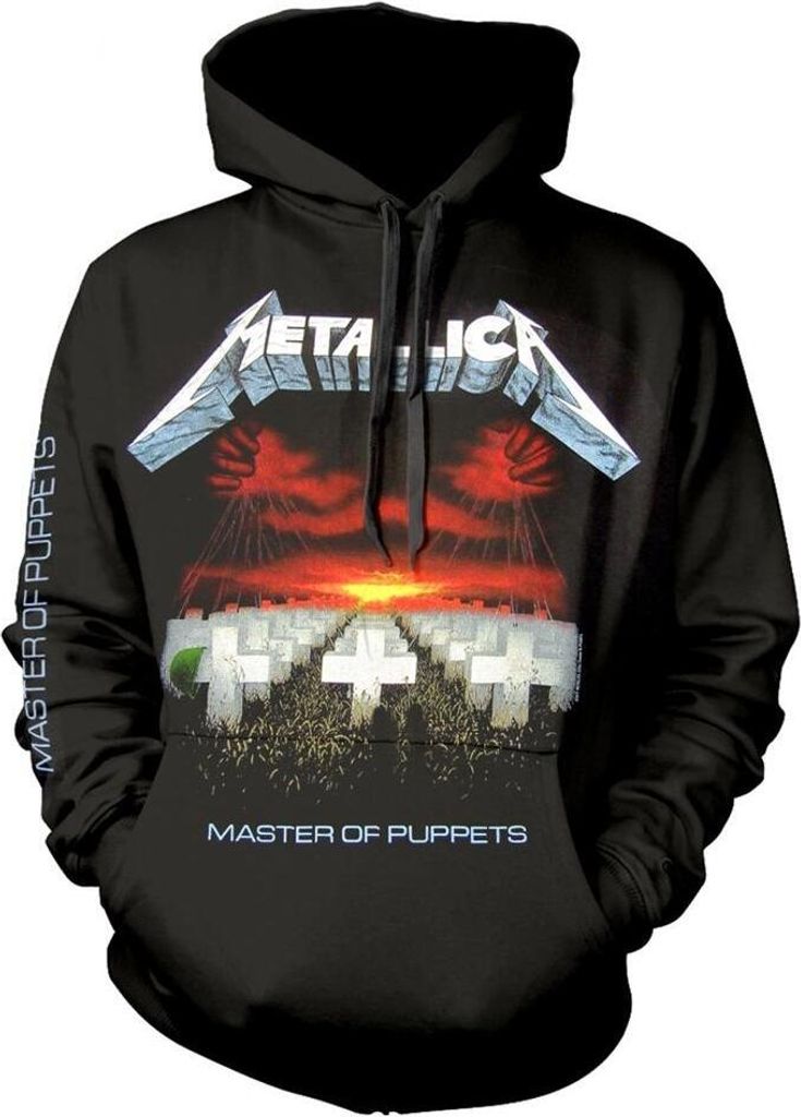 Metallica - "Master Of Puppets" Kapuzenpullover für Herren/Damen Uni PH1613 (XXL) (Schwarz)