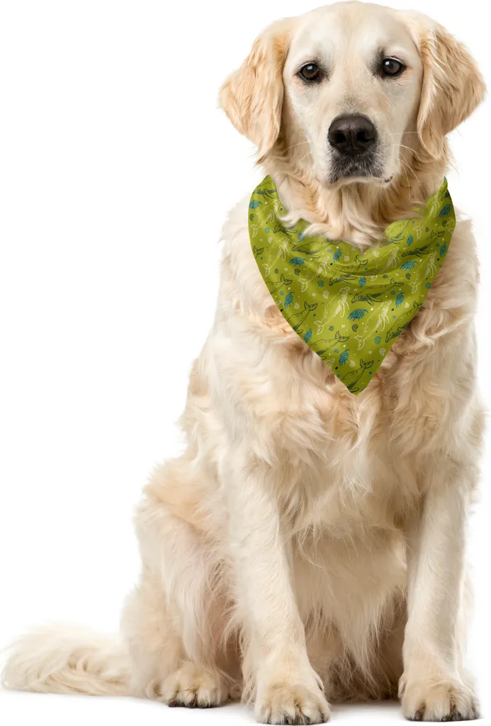 Accessorio Trendy Pet: Bandana Oceano Abakuhaus 55x55 Verde Oliva