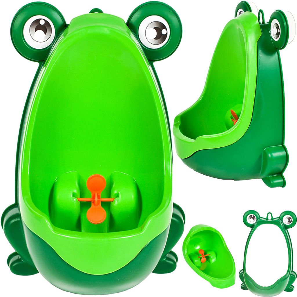 Kinder Jungen Toilette Kindertöpfchen Frosch WC Toilettentrainer Baby Pissoir 