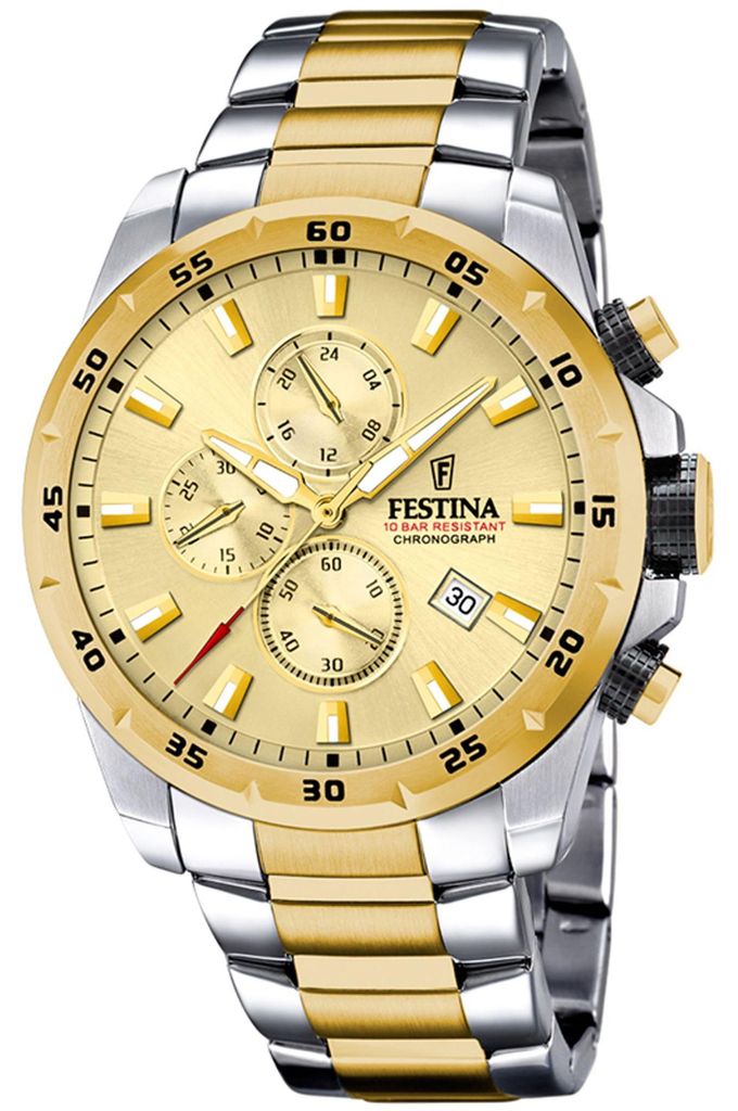 Festina Chronograaf CHRONO SPORT Champagne Productafbeelding 
