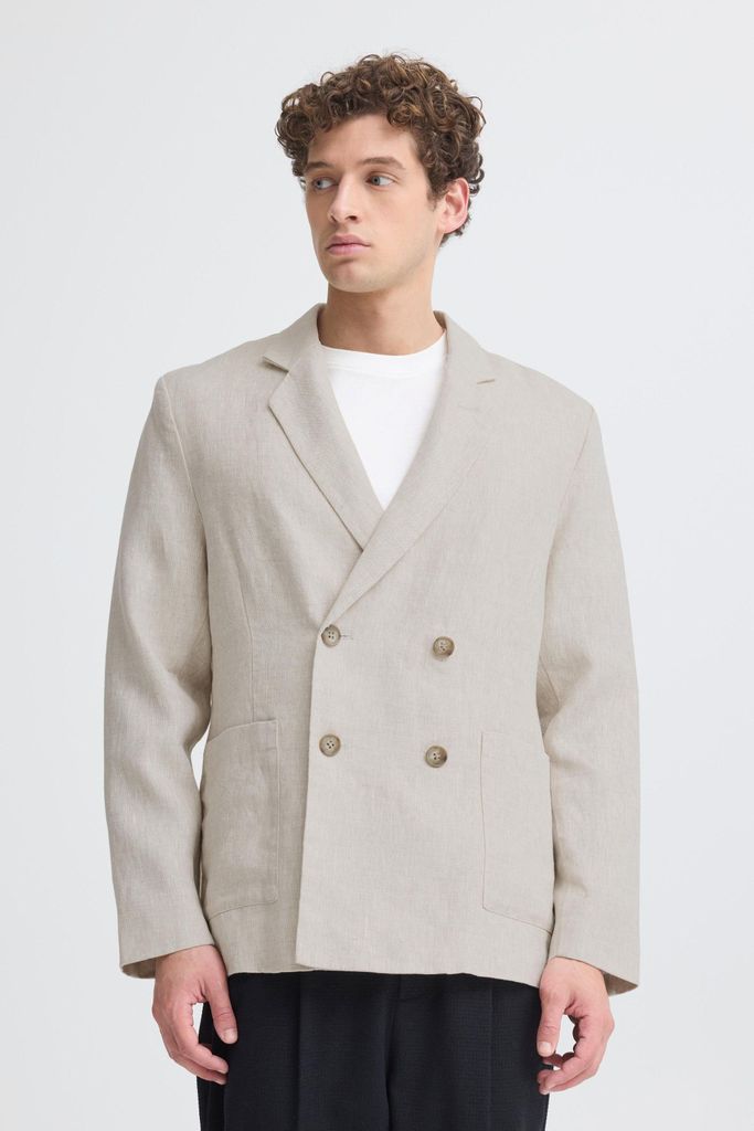 Casual Friday CFEdlund Herren Sakkos Anzugsjacke Jacke 100% Leinen Relaxed Fit