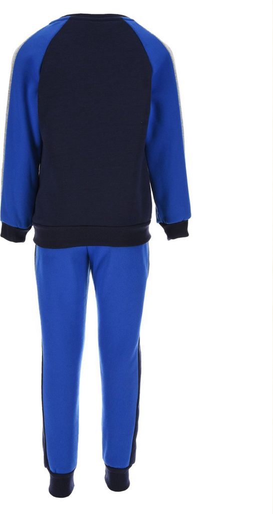 Cars Lightning McQueen Jogging Anzug Trainings Anzug 2 tlg. Sweatshirt + Jogginghose, Farbe:Blau, Größe:128