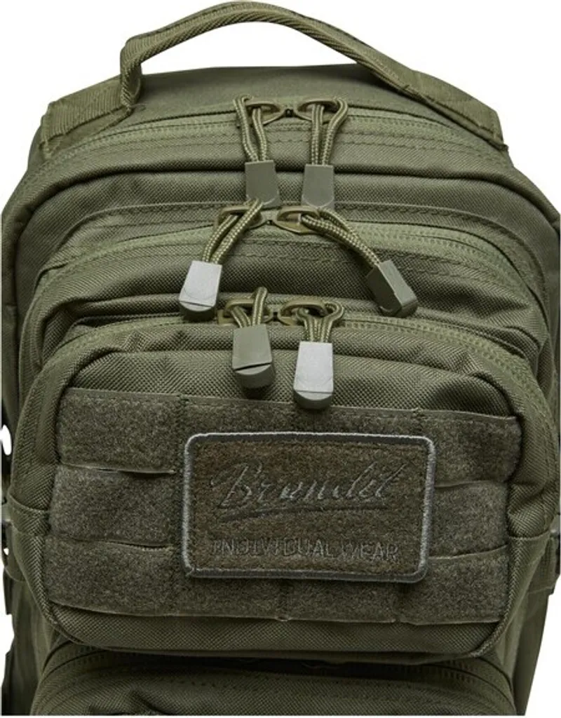 Sac Militaire MOLLE US Assault Pack Medium Olive avec Dos Rembourré - 5