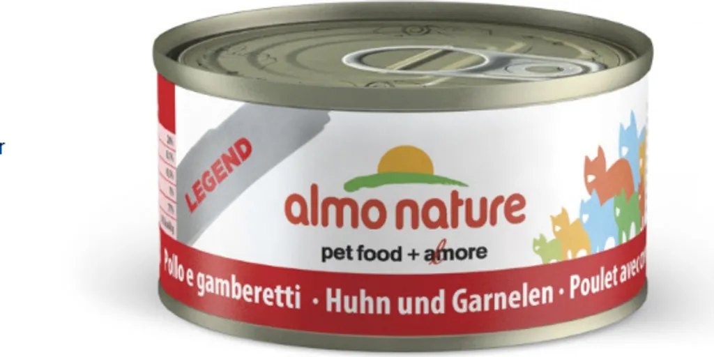 Pâtée pour Chat Almo Nature Legend Poulet et Crevettes - Boîte de 70g
