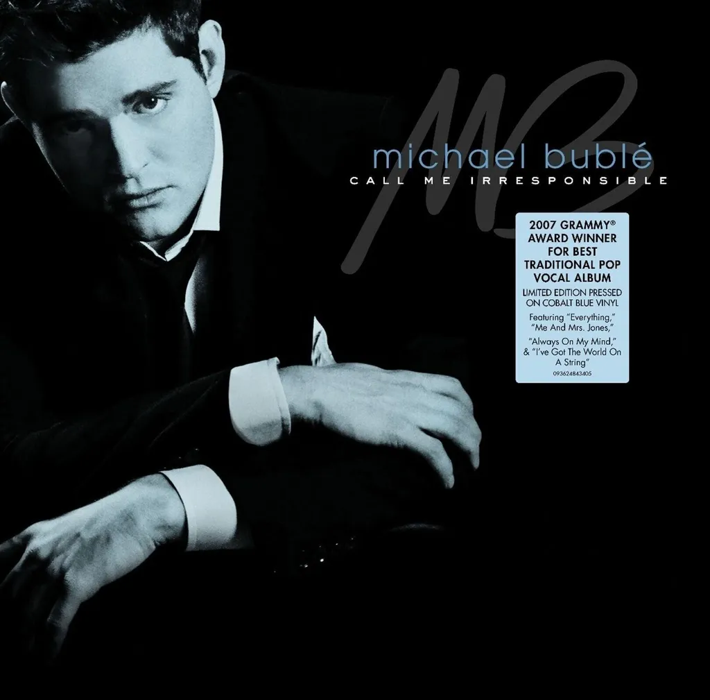 Cadeau Collectionneur Michael Bublé Vinyle Bleu Call Me Irresponsible