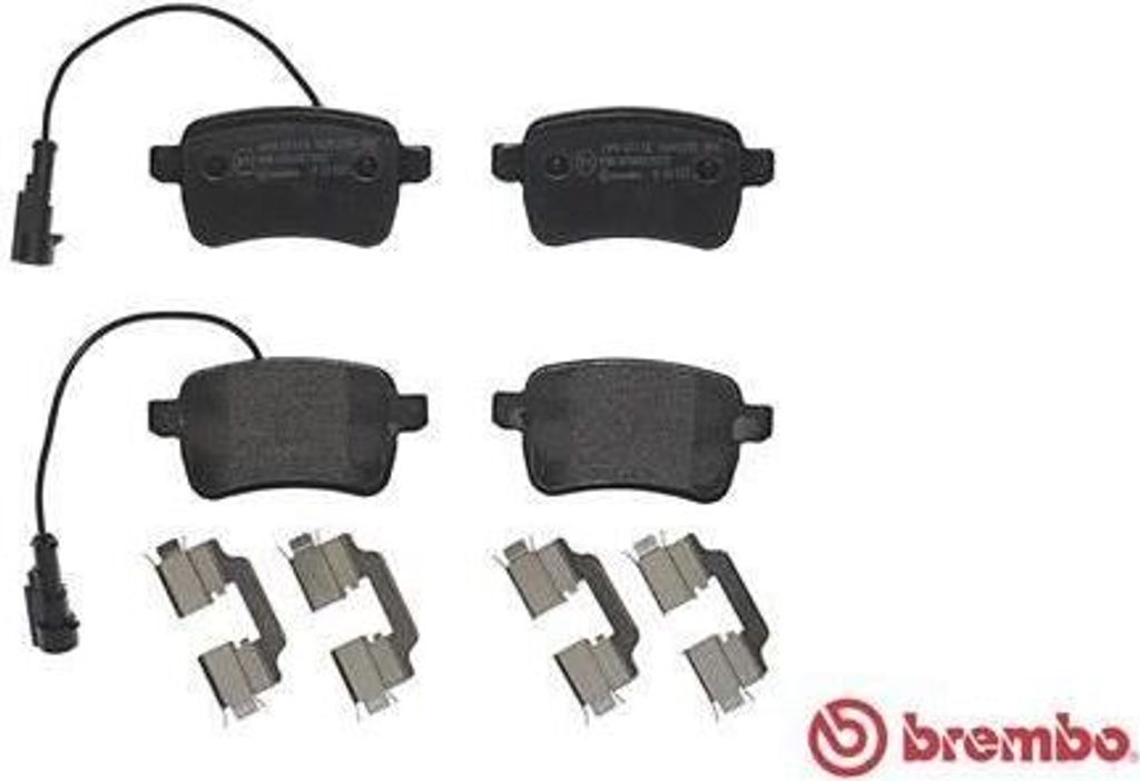BREMBO Bremsbeläge Hinten (P 23 133) für ALFA ROMEO Giulietta DODGE Dart