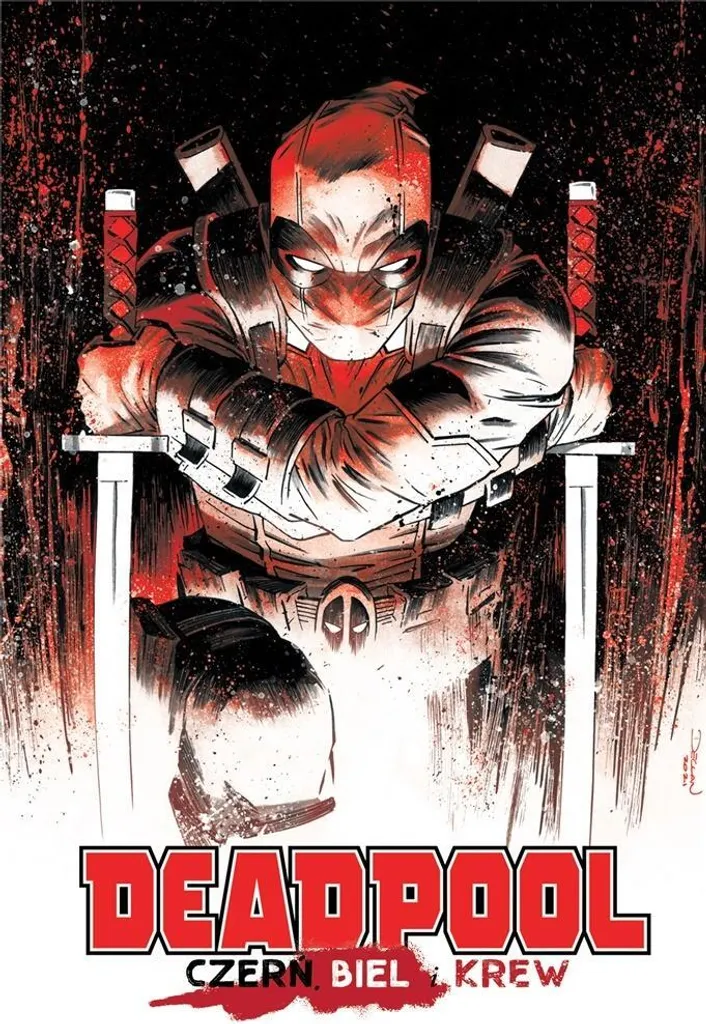 Deadpool Czerń Biel I Krew : Album Artistique avec Finition Sang Rouge