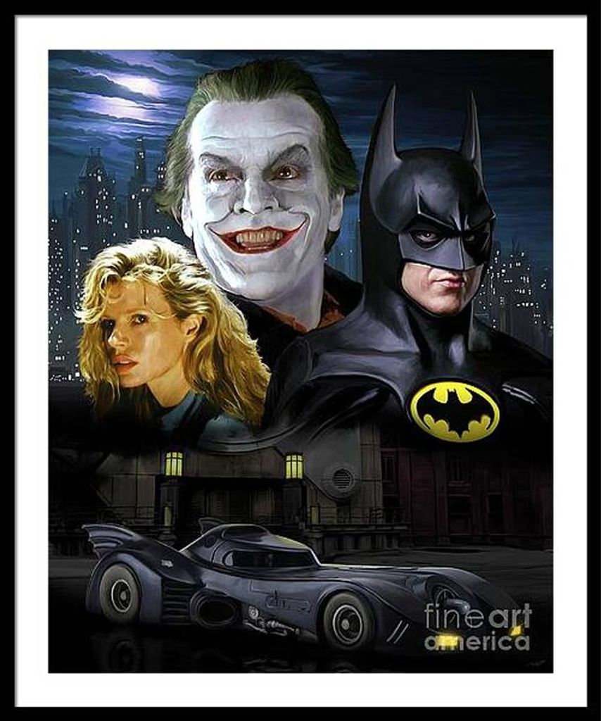 Batman - "1989" Gerahmtes Poster PM10213 (40 cm x 30 cm) (Bunt)