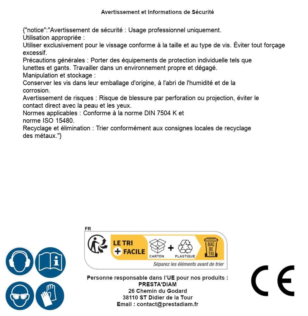 Boîte de 500 Vis à Métaux Autoperceuses à Tête Hexagonale 3.9 x 38 mm - 6