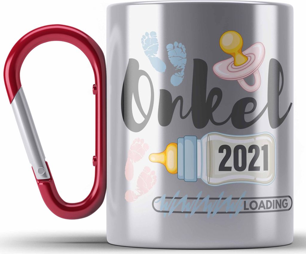 Trendation - Onkel 2022 Loading Edelstahl Tasse Karabiner Produktbild 